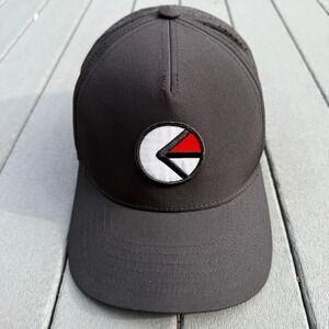 Ethika Athletic Hat OS Black Perforated Performance Golf Patch Snapback Cap EUC